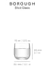 L.S.A. 4-delige set: shotglazen "Borough" - 75 ml
