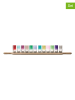L.S.A. 7-delige shotglazenset "Paddie" lichtbruin - (B)77 x (H)10 x (D)9 cm