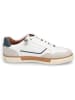 Camel Active Leren sneakers "Bayland" wit/donkerblauw