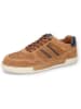 Camel Active Leren sneakers "Bayland" lichtbruin/donkerblauw