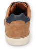 Camel Active Leren sneakers "Bayland" lichtbruin/donkerblauw
