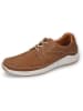 Camel Active Skórzane sneakersy "Fog" w kolorze jasnobrązowym