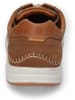 Camel Active Skórzane sneakersy "Fog" w kolorze jasnobrązowym