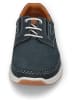 Camel Active Leder-Sneakers "Fog" in Dunkelblau