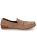 Camel Active Skórzane slippersy "Slide" w kolorze szarobrązowym