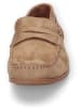 Camel Active Skórzane slippersy "Slide" w kolorze szarobrązowym
