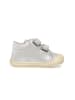 Naturino Leder-Lauflernschuhe "Cocoon" in Silber