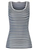 Timezone Top donkerblauw/wit