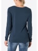 Timezone Longsleeve in Dunkelblau