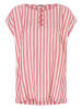 Timezone Bluse in Pink/ Weiß