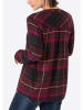 Timezone Bluse in Dunkelrot/ Pink