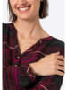 Timezone Bluse in Dunkelrot/ Pink