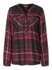 Timezone Bluse in Dunkelrot/ Pink
