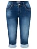Timezone Jeans-Caprihose "Tali" in Dunkelblau