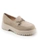 Anna Morellini Leren mocassins "Romarcena" beige
