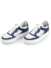 Anna Morellini Leren sneakers "Iseppina" wit/blauw