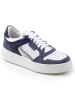 Anna Morellini Leder-Sneakers "Iseppina" in Dunkelblau/ Weiß