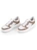 Anna Morellini Leder-Sneakers "Paolia" in Beige/ Weiß