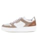 Anna Morellini Leder-Sneakers "Paolia" in Beige/ Weiß