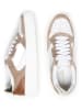 Anna Morellini Leder-Sneakers "Paolia" in Beige/ Weiß