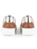 Anna Morellini Leren sneakers "Stelda" wit/bruin