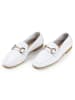 Anna Morellini Leren mocassins "Pinetta" wit