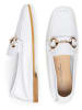 Anna Morellini Leren mocassins "Pinetta" wit