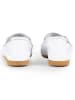 Anna Morellini Leren mocassins "Pinetta" wit