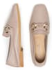 Anna Morellini Leren mocassins "Pinetta" beige