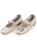 Anna Morellini Leder-Ballerinas "Grenevelia" in Silber