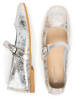 Anna Morellini Leder-Ballerinas "Grenevelia" in Silber