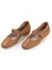 Anna Morellini Leder-Ballerinas "Lorana" in Hellbraun