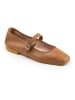 Anna Morellini Leder-Ballerinas "Lorana" in Hellbraun