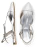 Anna Morellini Leren slingballerina's "Grissanila" zilverkleurig