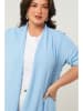 Curvy Lady Cardigan in Hellblau