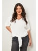 Curvy Lady Bluse in Weiß