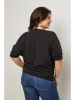 Curvy Lady Bluse in Schwarz