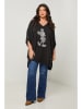 Curvy Lady Tunika in Schwarz
