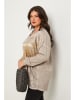 Curvy Lady Longsleeve in Taupe/ Gold