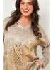 Curvy Lady Longsleeve in Taupe/ Gold