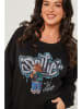 Curvy Lady Pullover in Schwarz