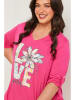 Curvy Lady Bluse in Fuchsia