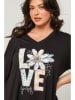 Curvy Lady Bluse in Schwarz