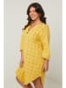 Curvy Lady Kleid in Gelb