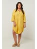 Curvy Lady Kleid in Gelb