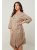 Curvy Lady Kleid in Taupe