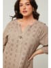 Curvy Lady Kleid in Taupe