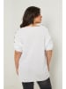 Curvy Lady Bluse in Weiß