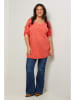 Curvy Lady Bluse in Koralle