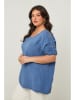 Curvy Lady Bluse in Blau